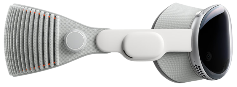 Apple VR-Brille in Weiß